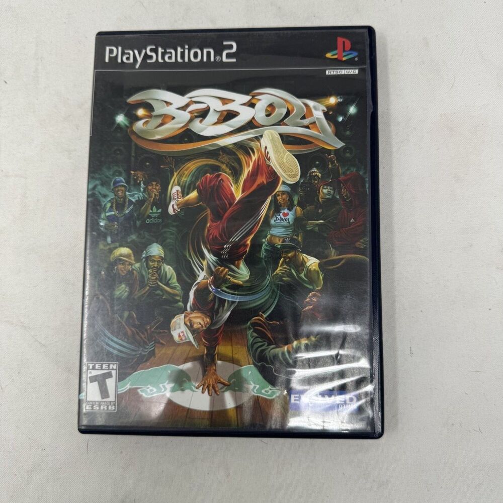 2000s Evolved Games B-Boy Sony PlayStation 2 PS2 Video Game SLUS-21761 Black